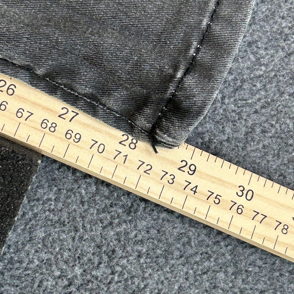 Insight Denim Skinny Jeans Women's 6 Black Charcoal Floral Ankle Zip Stretch 28" - Picture 14 of 15